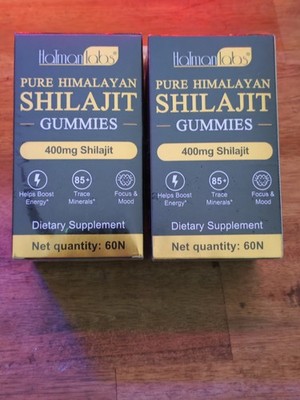 Schilajit Gummies - 400mg Pure Himalaya Extract - Vegan - Fulvinsäure