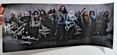 Foto 20 x 8 Der Hobbit signiert von 7 Darstellern + SWAU