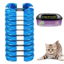 10 Pack Cat Litter Refills Scented Bag Compatible With Standard and Plus Disp...
