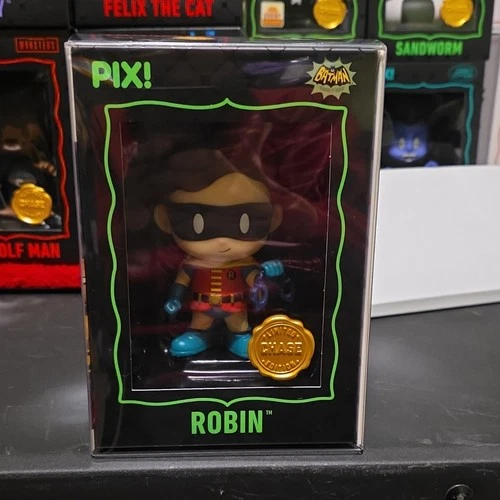 thrilljoy PIX! Batman Robin & Batgirl Limited Edition Chase Vinyl Figure