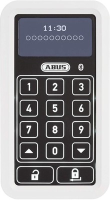 ABUS HomeTec Pro Bluetooth Tastatur Türschloss Codeeingabe Weiß CFT3100 350g