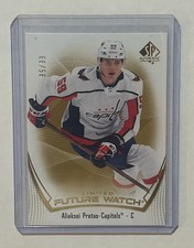 2021-22 SPA Future Watch Limited Gold #180 Aliaksei Protas Rookie /99 CAPITALS