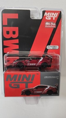 ミニカー MGT00345 WORKS Nissan GT-R Red Mini GT 1:64 LB-Works Nissan GT-R Red Mijo Exclusives #345 | eBay