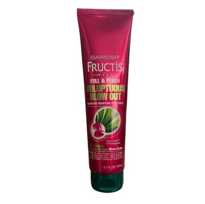 Garnier Fructis Full Plush Voluptuous Blow Out Bodifying Hair Treatment 5.1 oz