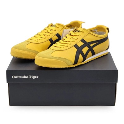 Onitsuka Tiger Mexico 66 Yellow Black Sneakers 1183C102-751 Kill Bill Shoes M5.5