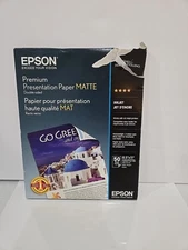 Epson Premium Presentation Paper MATTE (8.5x11 Inches, Double-sided, 50 Sheets)