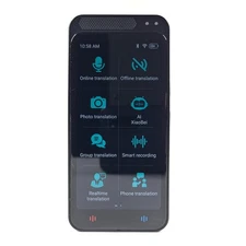 VORMOR Z6 Smart AI Translator 138 Languages Voice/Photo Real-Time Touchscreen