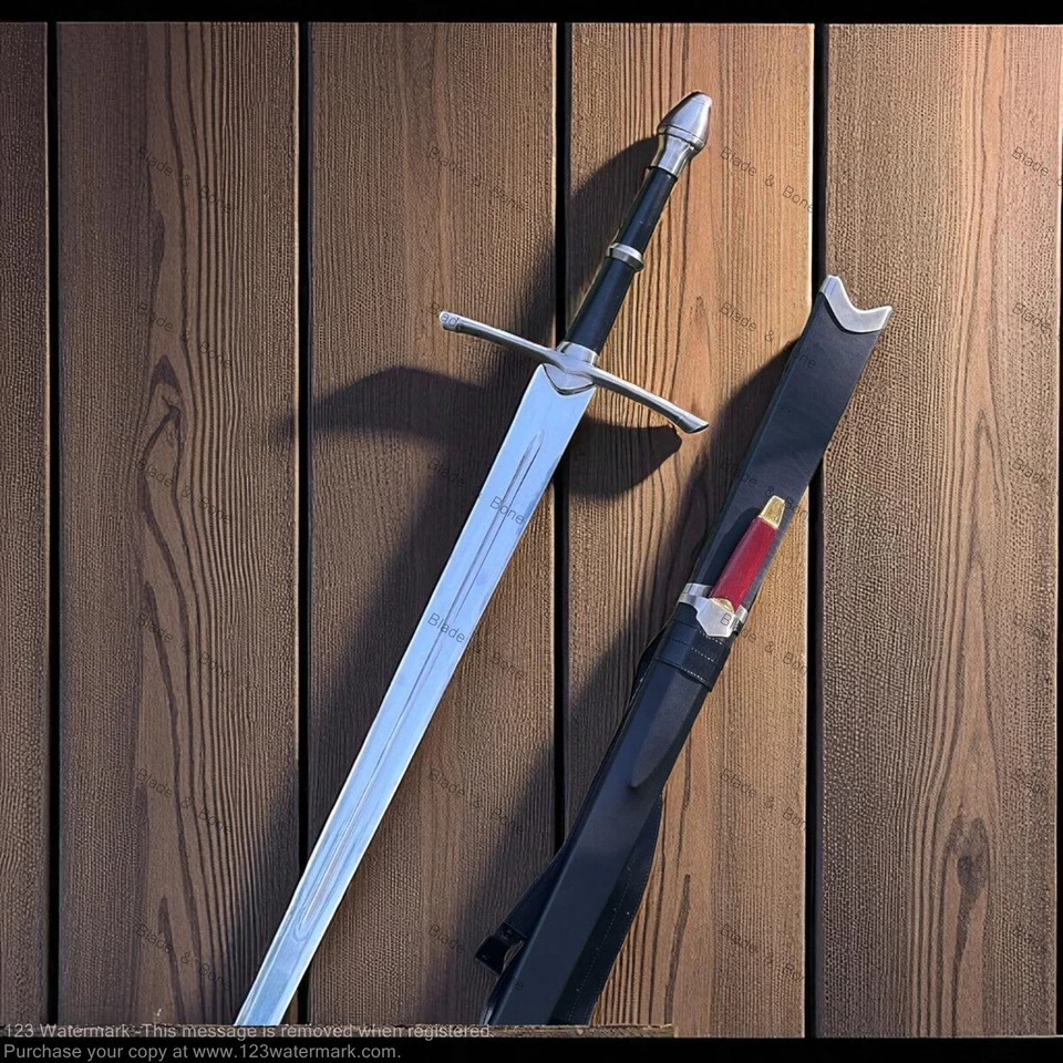 Aragorn Strider Ranger Sword with knife- Antique Swords Best Gift For Him Gift - Image 2 of 4