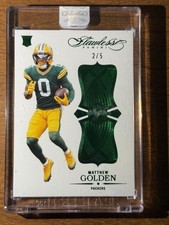 2025 Emerald /5 Matthew Golden Flawless Gem Packers RC