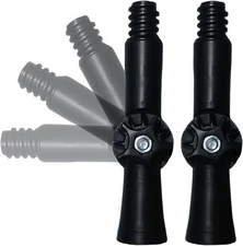 Rotatable Joint Angle Adaptor for Telescoping Extension Pole, Versatile Black 