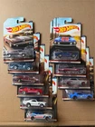 2017 Walmart Hot Wheels VINTAGE AMERICAN MUSCLE Complete Set Of 10 Cars J15