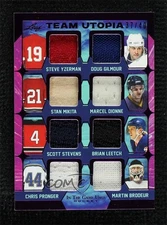 2022 Leaf ITG Used Team Utopia Purple 37/40 Steve Yzerman Doug Gilmour HOF 8q5