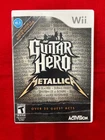 Guitar Hero: Metallica Nintendo Wii 2009 Complete CIB Video Game