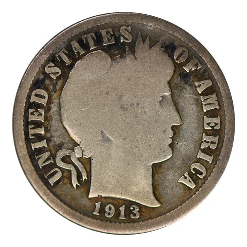 1913-S Barber Dime — photo from the most recent tracked eBay sale