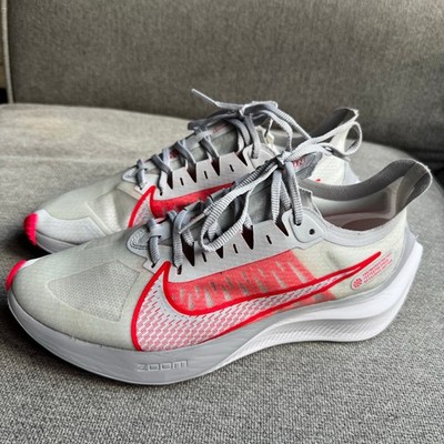 Nike Zoom Gravity Pure Platinum Red Orbit Women's 10 Running Sneakers