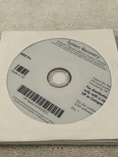 HP System Recovery Win 7 4000 Pro (4Discs) - CD'S ONLY IN VERY GOOD CONDITION!!!