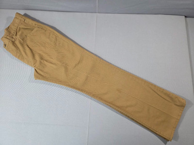 Lee Rider Vintage Made In USA Mens 34x32 Khaki Boot Cut Flare Jeans Classic