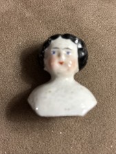 Antique Miniature China Doll Head 1 1/8 German Tiny Shoulder Head