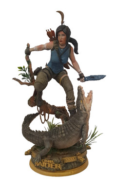 Tomb Raider '' 3D Produktion zusammengebaut handbemalt.Verfügbar''H:37 CM