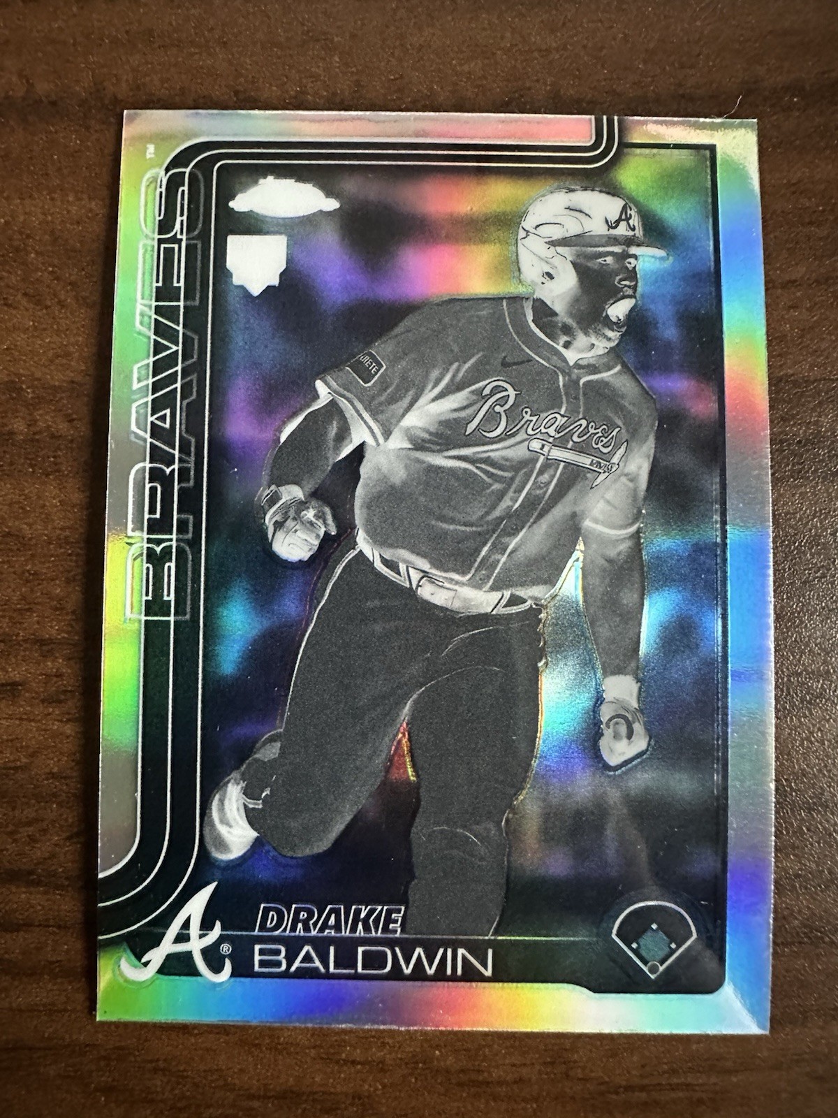 2025 Topps Chrome Update Drake Baldwin Rookie Debut Negative Braves