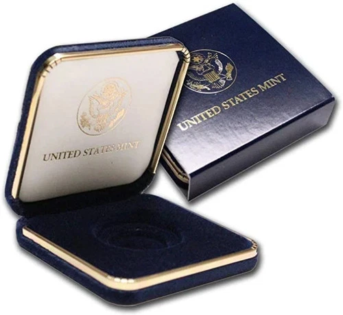 US Mint Presentation Case For 1 oz Gold American Eagle Coin Display Gift Box New