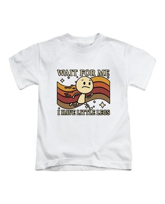 T-Shirt Wait For Me I Have Little Legs Erwachsene lustig kurz Person Meme Witz Oberteil
