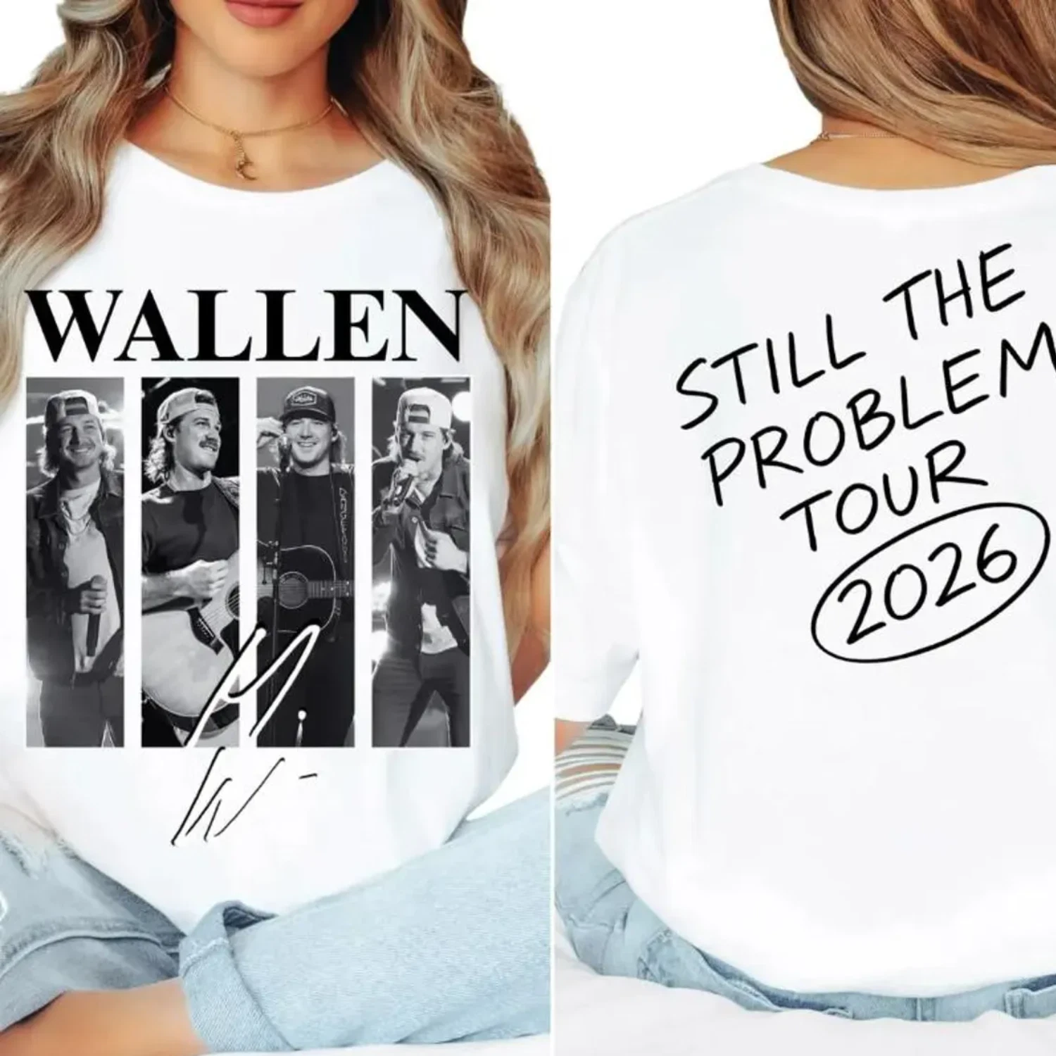 Wallen Western Still The Problem Tour 2026 T Shirt