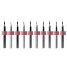 0.15mm 97 Solid Carbide Drill Bits 10 Pack CNC Precision Resharpened