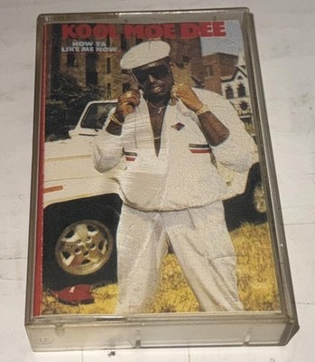 Vintage Kool Moe Dee Cassette How Ya Like Me Now 1987 Rap Hip Hop Jive Beige