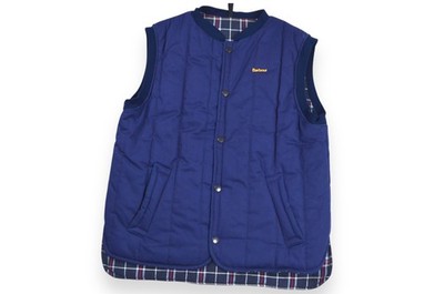 Barbour TREKKER ベスト 98年製 made in ENGLAND Barbour Trekker Gilet Waistcoat Vintage Hunting Blue D345 England