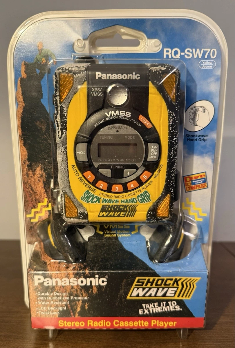 9601 △ Panasonic パナソニック SHOCK WAVE RQ-SW5Z ポータブル