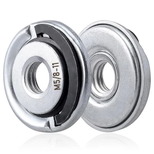 2Pcs  Change Angle Grinder Flange Nuts 5/8-11 Grinder  Replacement Lock4480