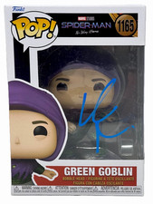 Willem Dafoe Signed Green Goblin Funko Pop Spider-Man No Way Home Autograph BAS