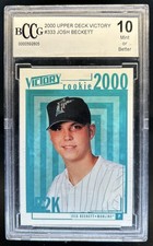 2000 Upper Deck Victory Josh Beckett RC #333 BCCG 10 Rookie