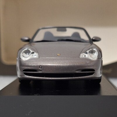 Porsche 911 996 Carrera Cabriolet 2001 Silver 1:43 Minichamps WAP
