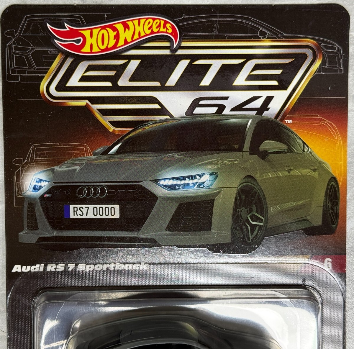 ミニカー Hotwheels Elite64 audi RS7 sportback Hot Wheels Collectors Elite 64 Series Audi RS 7 Sportback #6
