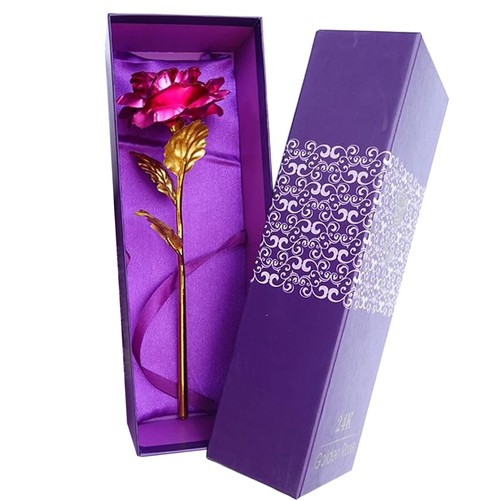 Valentines Rose complete with box 3 Colours - Picture 12 of 25