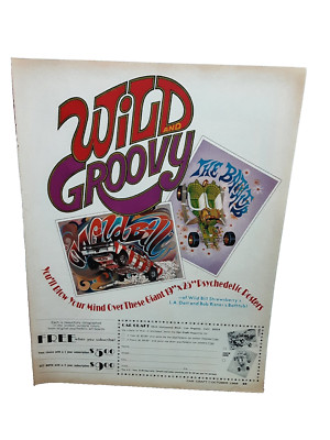 1968 Car Craft Wild And Groovy Psychedelic Cars Poster Offer Original Print Ad