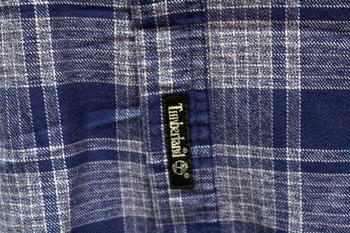 Timberland Uomo Taglia L Camicia Chemise Shirt Manica Lunga Cotone Multicolore - Foto 4 di 12