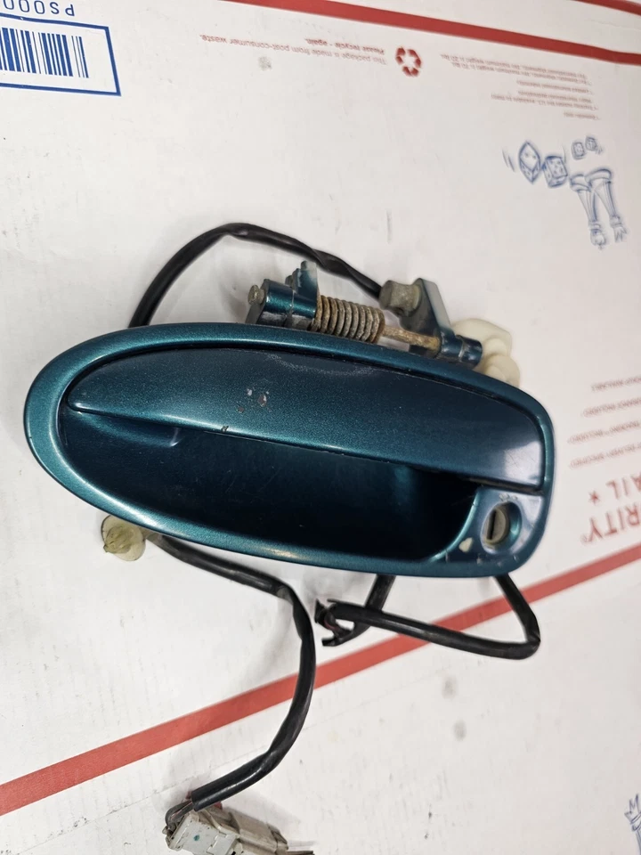 原始设备制造商 1994 - 2001 年 ACURA INTEGRA 前驱动左外门把手绿色 — 第 4/4 张图片