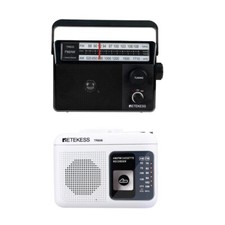 RetekessTR633 FM/AM Radio Digital Big Speaker TR606 Cassette Tape Player Home US