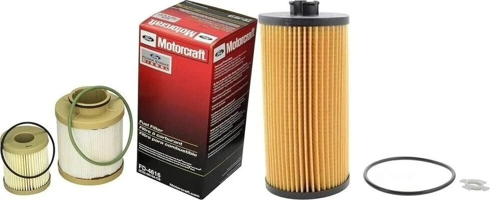 NEW Oil Filter & Motorcraft Fuel Filter FD-4616 FD4616 & FL2016 SET KIT OEM Foto 2 de 4