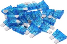 15AMP CAR STANDARD BLADE FUSE ATM BLUE FUSES MOTORCYCLE BIKE 15A  QTY 40