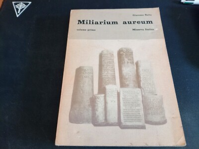 Miliarium aureum 1-2 zwei Bände von Giacomo Satta, 1972, Minerva Italica