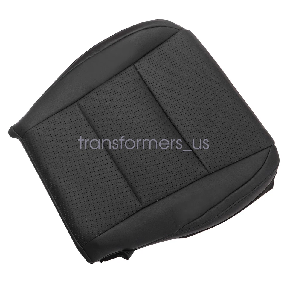 For 2014 2015 2016 2017 LEXUS ES350 ES300 Driver Bottom Leather Seat Cover Black - Image 3 of 4