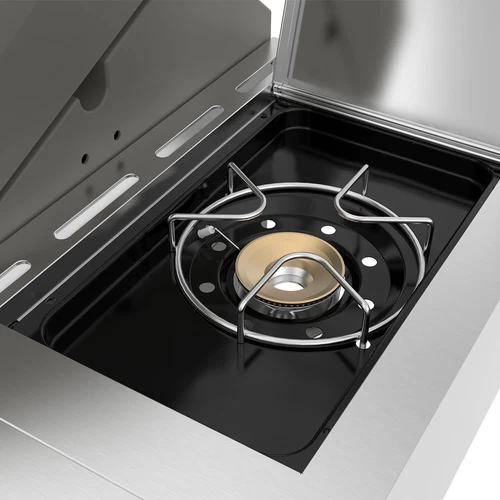 KitchenAid Edelstahl-Gasgrill mit Seitenbrenner (inkl. Abdeckhaube) | Standgrill - Bild 8 von 12