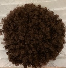 Quality Stretchy Full Extra Curly Halloween Brown Hair Afro Wig