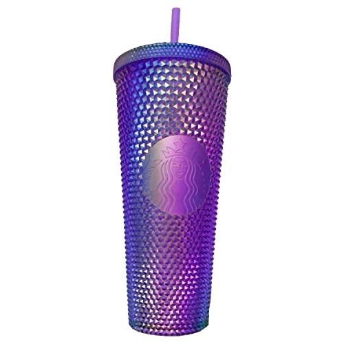 Starbucks Coffee - 専用　バーキスタ　& USパープルオイルスリック Starbucks Purple Oil Slick Studded Cold Cup Tumbler Venti