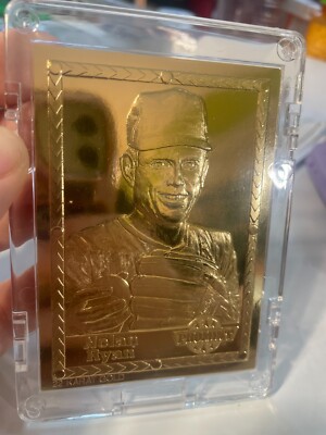 22k Gold Nolan Ryan Living Legend with the Golden Arm 1992 ProMint