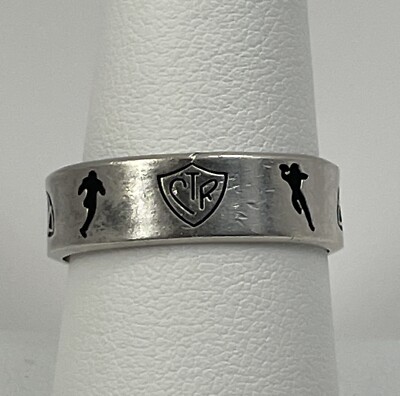 Ring Masters 925 Sterling Silver CTR Sports Band Ring Size 9.5 Jewelry